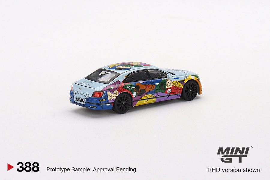Mini GT 1/64 Bentley Flying Spur V8 (#388) -Unifying Spur Art Car