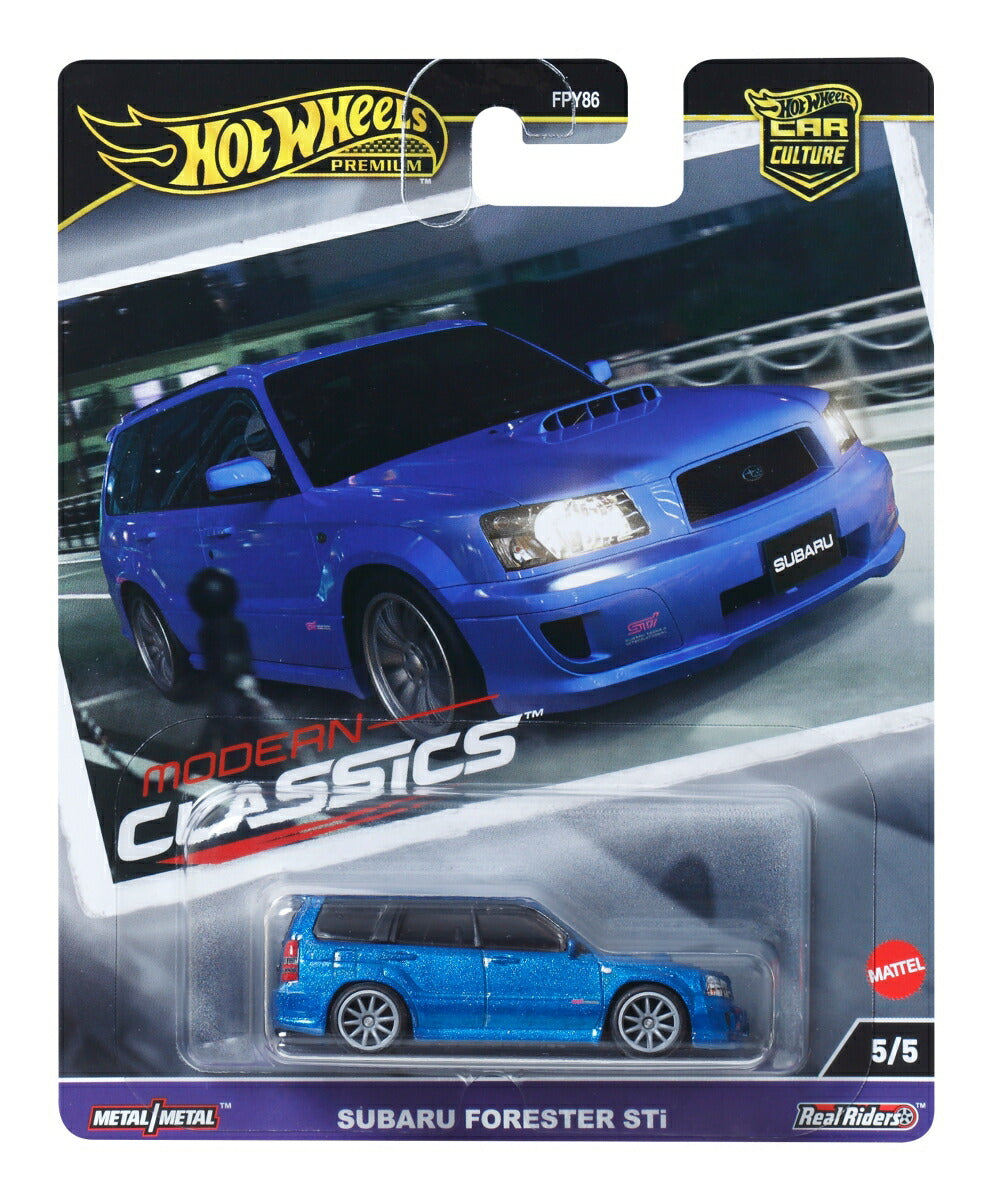 Hot Wheels Premium 1/64 Subaru Forester WRX STi - Blue