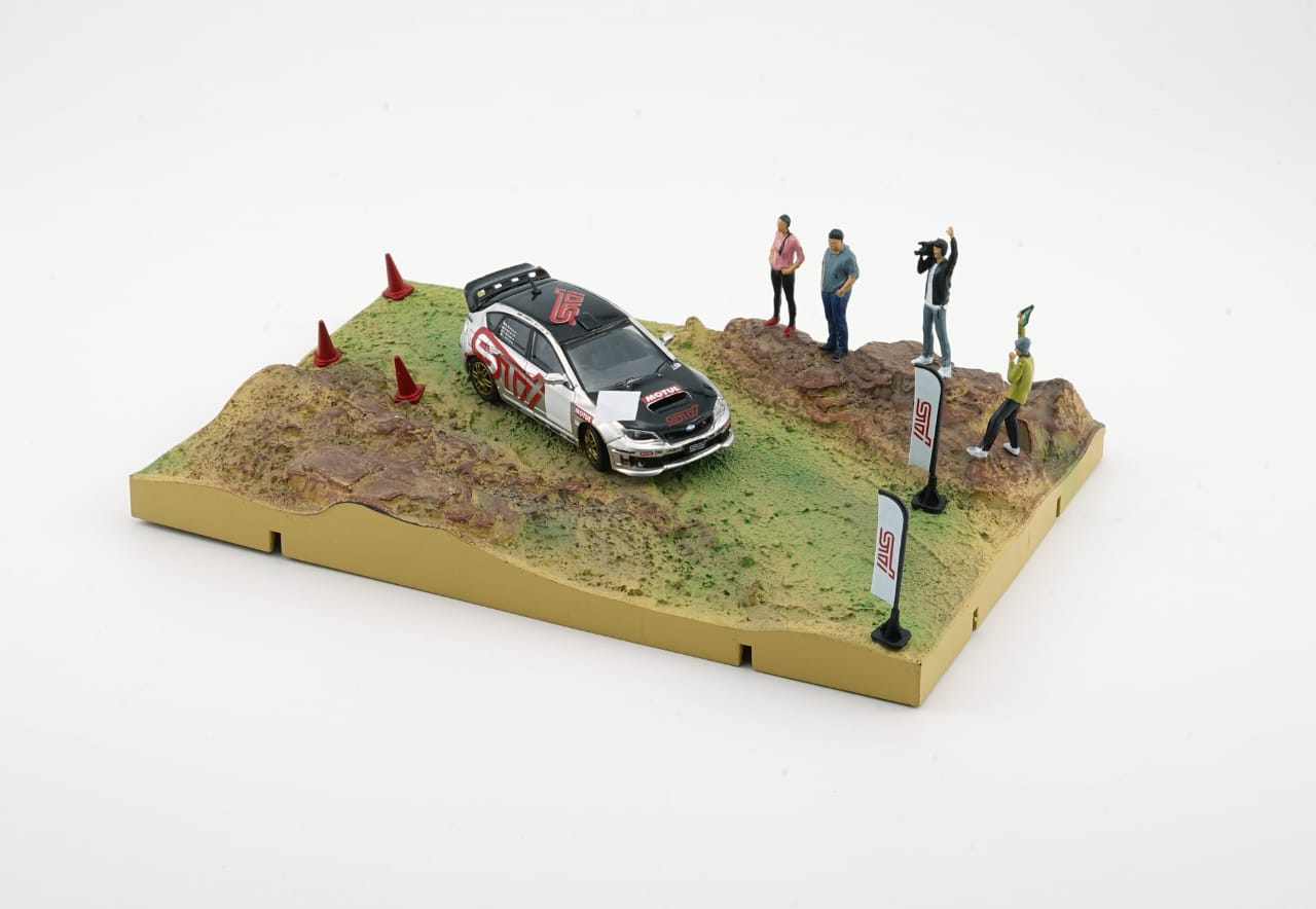 BM Creations 1/64 Subaru Impreza WRX STi Diorama Set