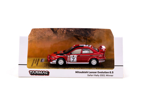 Tarmac Works 1/64 Mitsubishi Lancer Evolution 6.5 - Safari Rally 2001 Winner