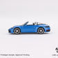 Mini GT 1/64 Porsche 911 (992) Targa (#610) - Shark Blue