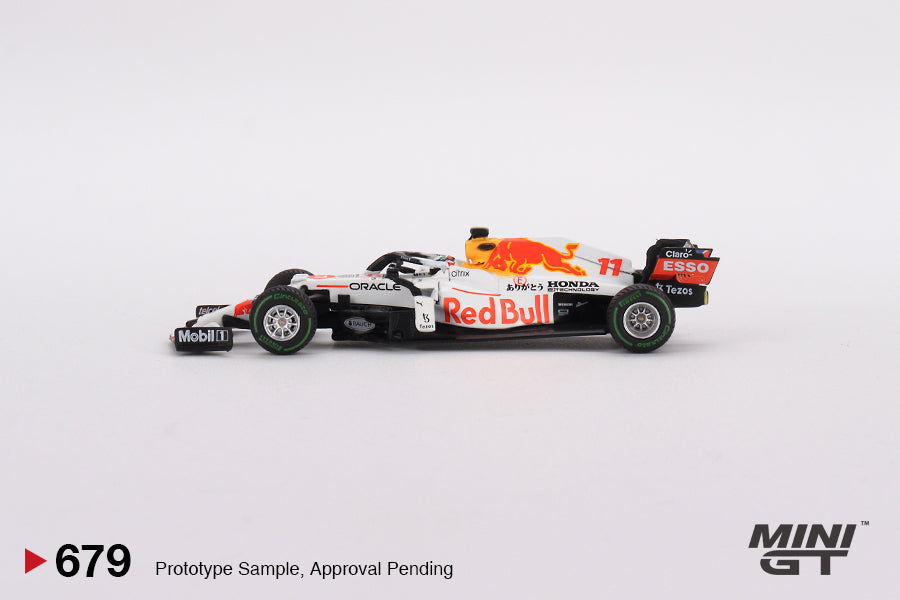 Mini GT 1/64 Red Bull RB16B F1 (#679) - Sergio Perez 2021 Turkish Grand Prix 3rd Place