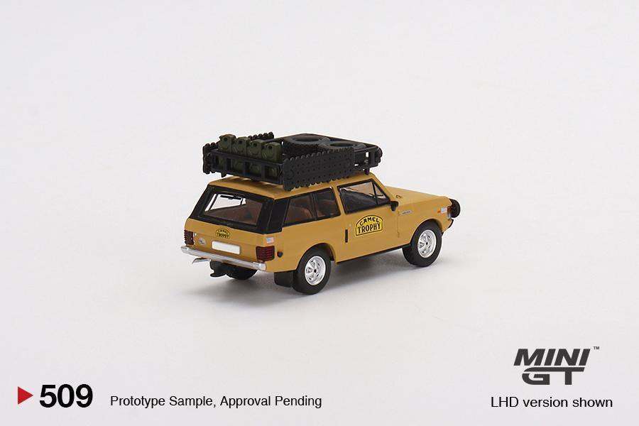 Mini GT 1/64 Range Rover 1982 (#509) - Camel Trophy Papua New Guinea Team USA