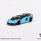 Mini GT 1/64 LB Silhouette Works Lamborghini Aventador GT EVO (#494) - Baby Blue