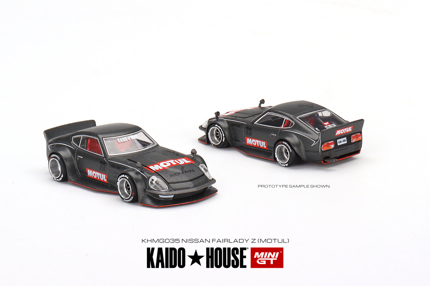 Mini GT x Kaido House 1/64 Nissan Fairlady Z Kaido GT - Motul V1