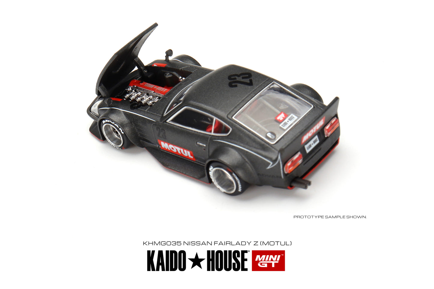 Mini GT x Kaido House 1/64 Nissan Fairlady Z Kaido GT - Motul V1