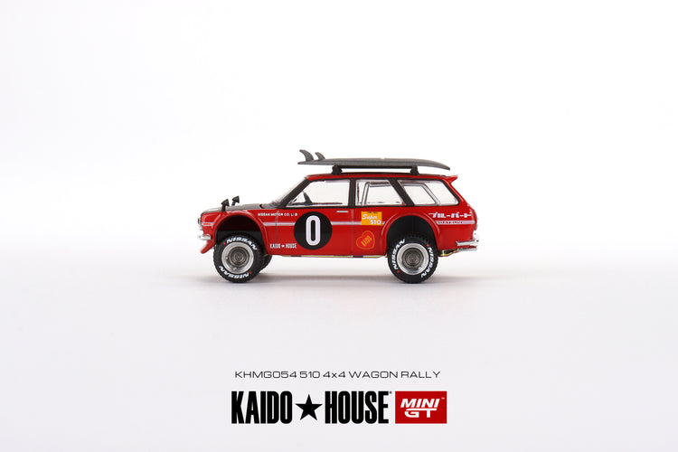 Mini GT x Kaido House 1/64 Datsun 510 Surf Safari RS V.2 - Red/Black