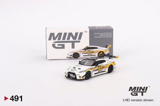 Mini GT 1/64 Nissan LB Silhouette Works GT 35GT-RR Ver 2 (#491) - LB Racing Formula Drift 2022
