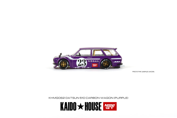 Mini GT x Kaido House 1/64 Datsun 510 Wagon - Purple
