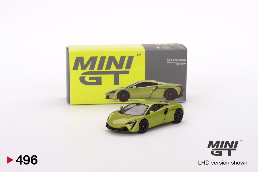 Mini GT 1/64 McLaren Artura (#496) - Flux Green
