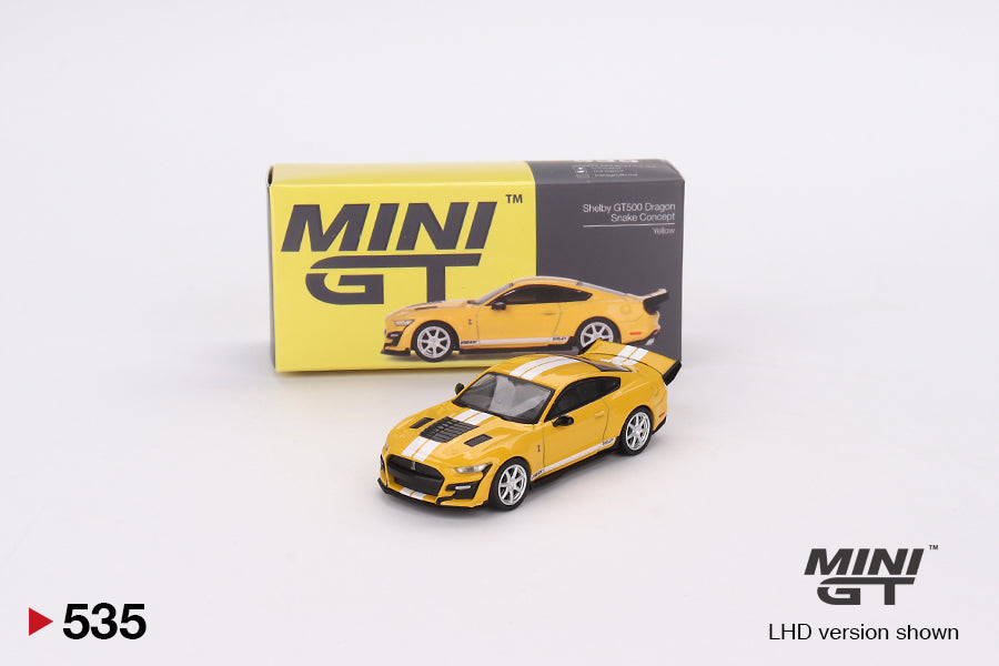 Mini GT 1/64 Shelby GT500 Dragonsnake Concept (#535) Yellow