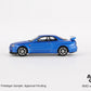 Mini GT 1/64 Nissan Skyline GT-R (R34) V-Spec (#759) - Bayside Blue