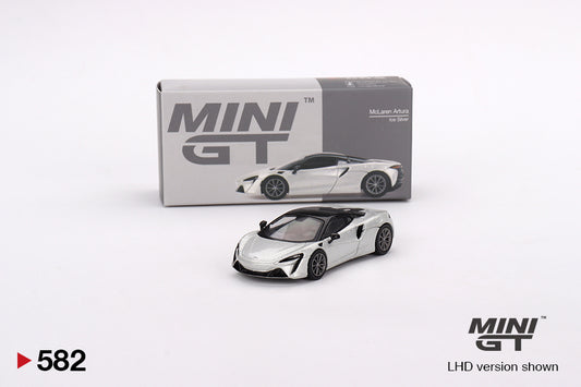 Mini GT 1/64 McLaren Artura (#582) - Ice Silver