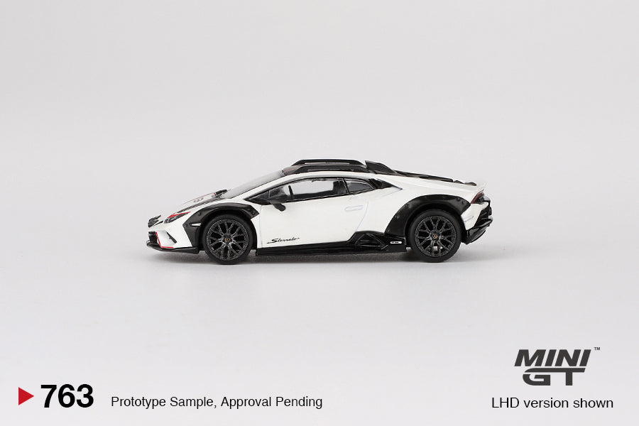 Mini GT 1/64 Lamborghini Huracán Sterrato (#763) - Bianco Asopo