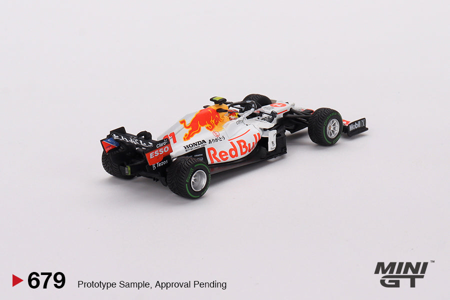 Mini GT 1/64 Red Bull RB16B F1 (#679) - Sergio Perez 2021 Turkish Grand Prix 3rd Place