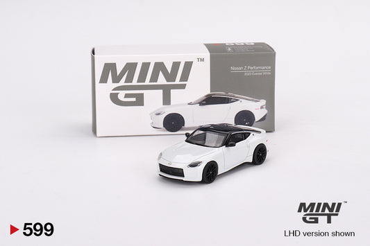 Mini GT 1/64 Nissan Fairlady Z Performance (#599) - Everest White