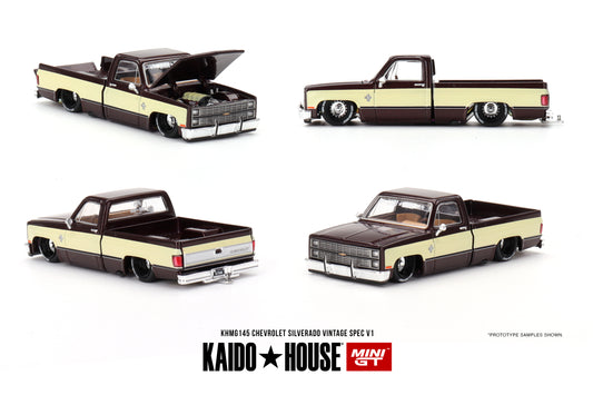 Mini GT x Kaido House 1/64 Chevrolet Silverado - KAIDO Vintage Spec V1