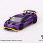 Mini GT 1/64 Lamborghini Huracan STO (#747) - Viola Pasifae