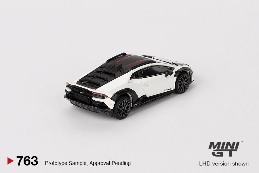 Mini GT 1/64 Lamborghini Huracán Sterrato (#763) - Bianco Asopo