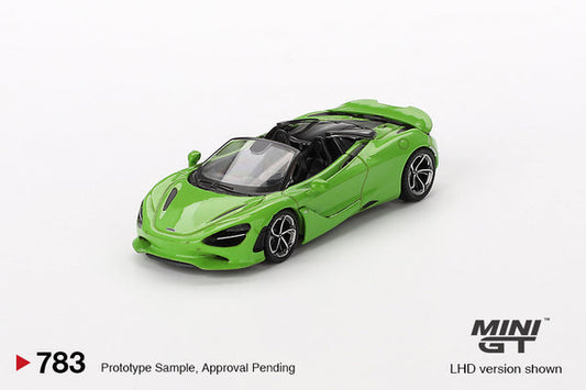 Mini GT 1/64 McLaren 750S Spider (#783) - Mantis Green