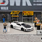 Star Model 1/64 LBWK Ferrari 458 Italia - White/Carbon