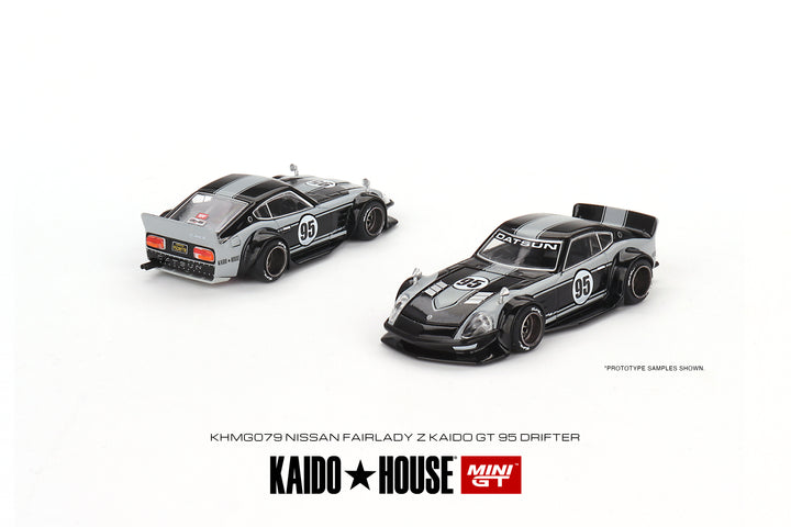 Mini GT x Kaido House 1/64 Nissan Fairlady Z Kaido GT 95 Drifter V.1 - Grey/Black