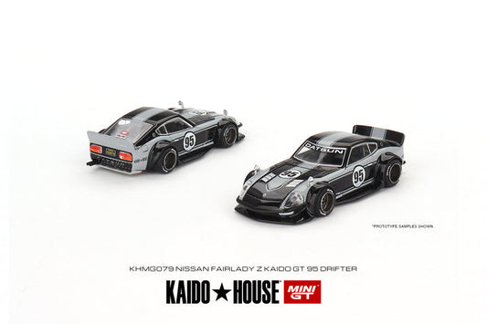 Mini GT x Kaido House 1/64 Nissan Fairlady Z Kaido GT 95 Drifter V.1 - Grey/Black