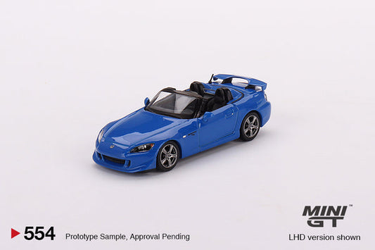 Mini GT 1/64 Honda S2000 (AP2) #554 - Apex Blue