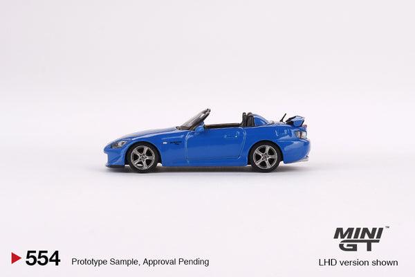 Mini GT 1/64 Honda S2000 (AP2) #554 - Apex Blue