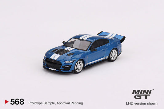 Mini GT 1/64 Shelby GT500 Dragonsnake Concept (#568) - Ford Performance Blue