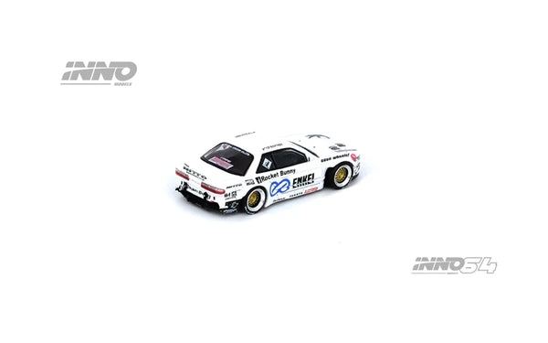 Inno64 1/64 Pandem Nissan Silvia S13 Pandem Rocket Bunny V.2 - White