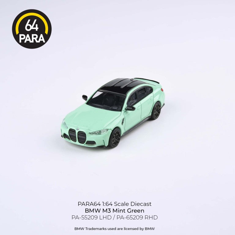 Para64 1/64 BMW M3 (G80) - Mint Green