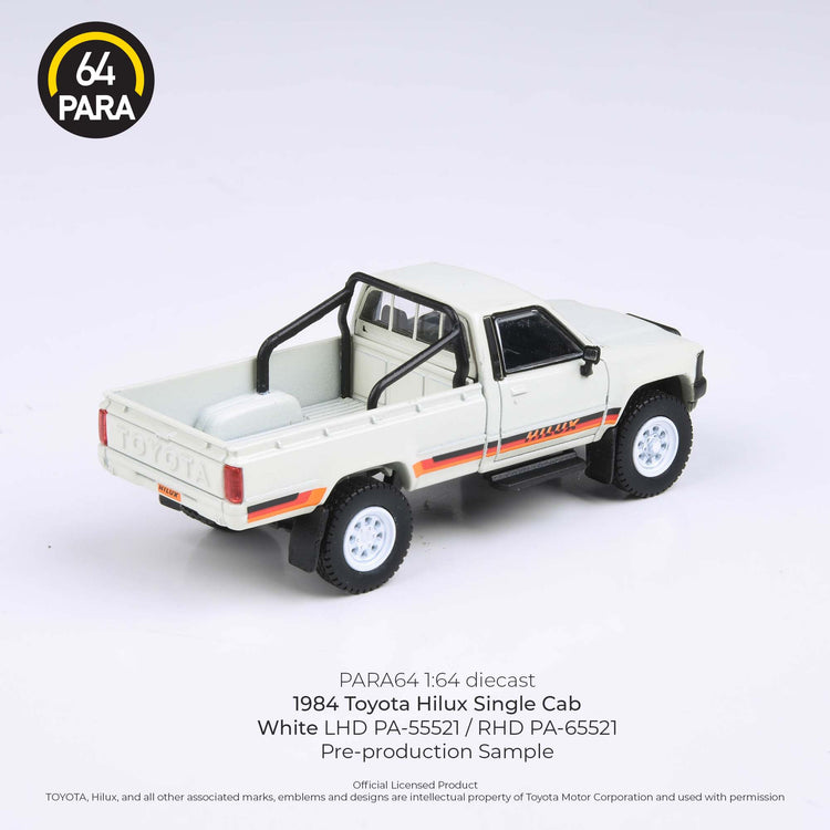 Para64 1/64 Toyota Hilix Single Cab - White