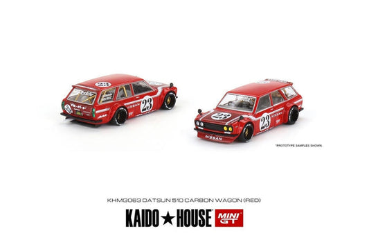 Mini GT x Kaido House 1/64 Datsun 510 Wagon - Red