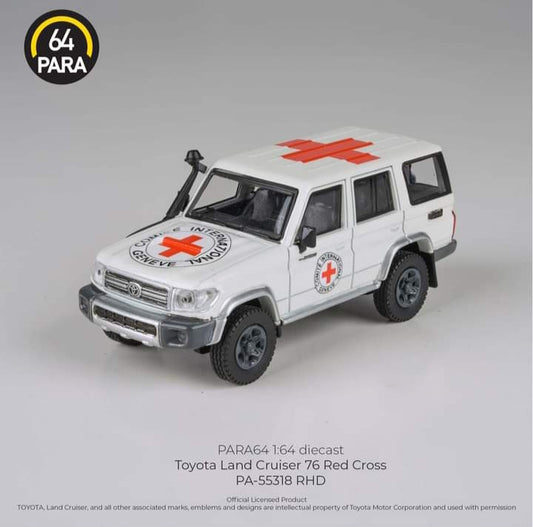 Para64 1/64 Toyota Land Cruiser 76 - International Red Cross (IRC)