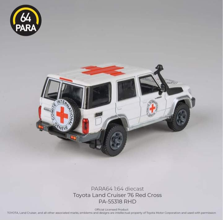 Para64 1/64 Toyota Land Cruiser 76 - International Red Cross (IRC)