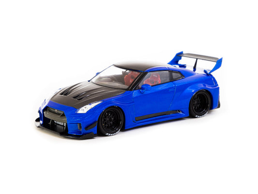 Tarmac Works 1/43 LB Silhouette Works GT Nissan 35GT-RR - Candy Blue