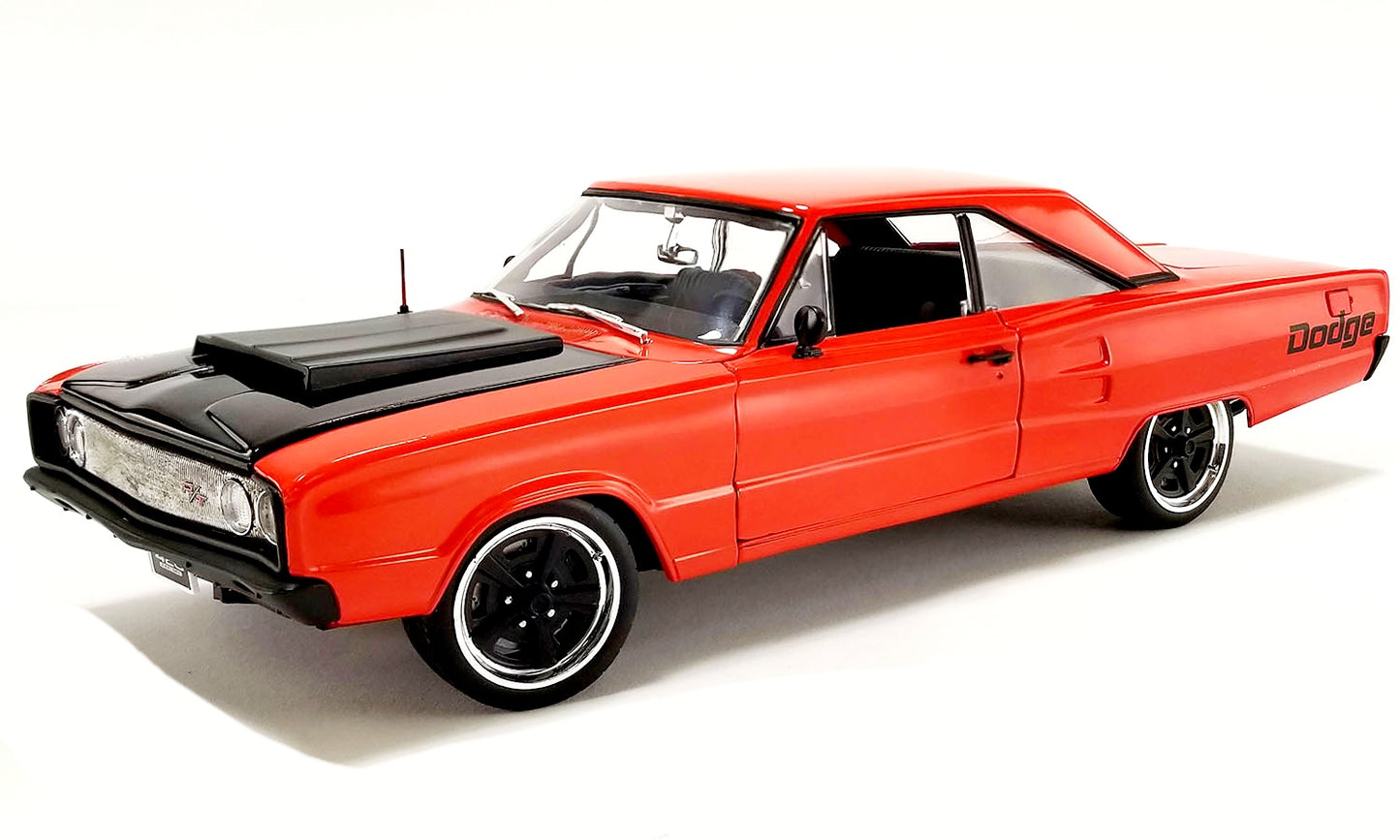 ACME 1/18 Dodge Coronet R/T Restomod - Orange/Black