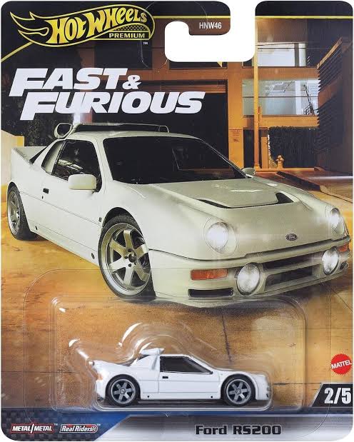 Hot Wheels Premium 1/64 Ford RS200 - Fast & Furious