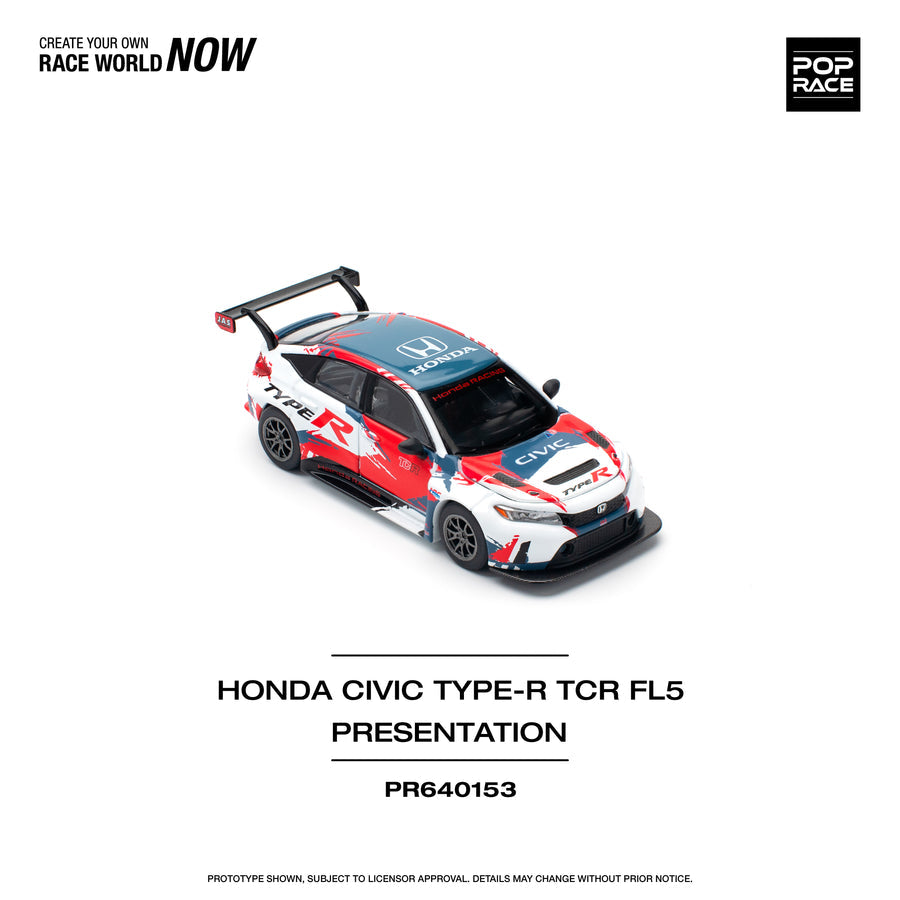 Pop Race 1/64 Honda Civic Type-R (FL5) TCR - Presentation Spec