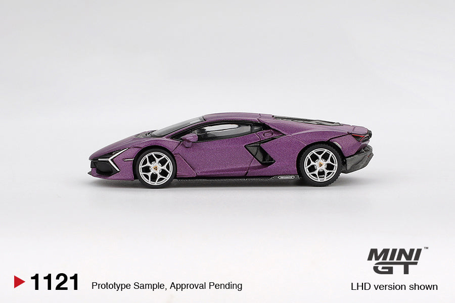 Mini GT 1/64 Lamborghini Revuelto (#1121) - Viola 30th Matte