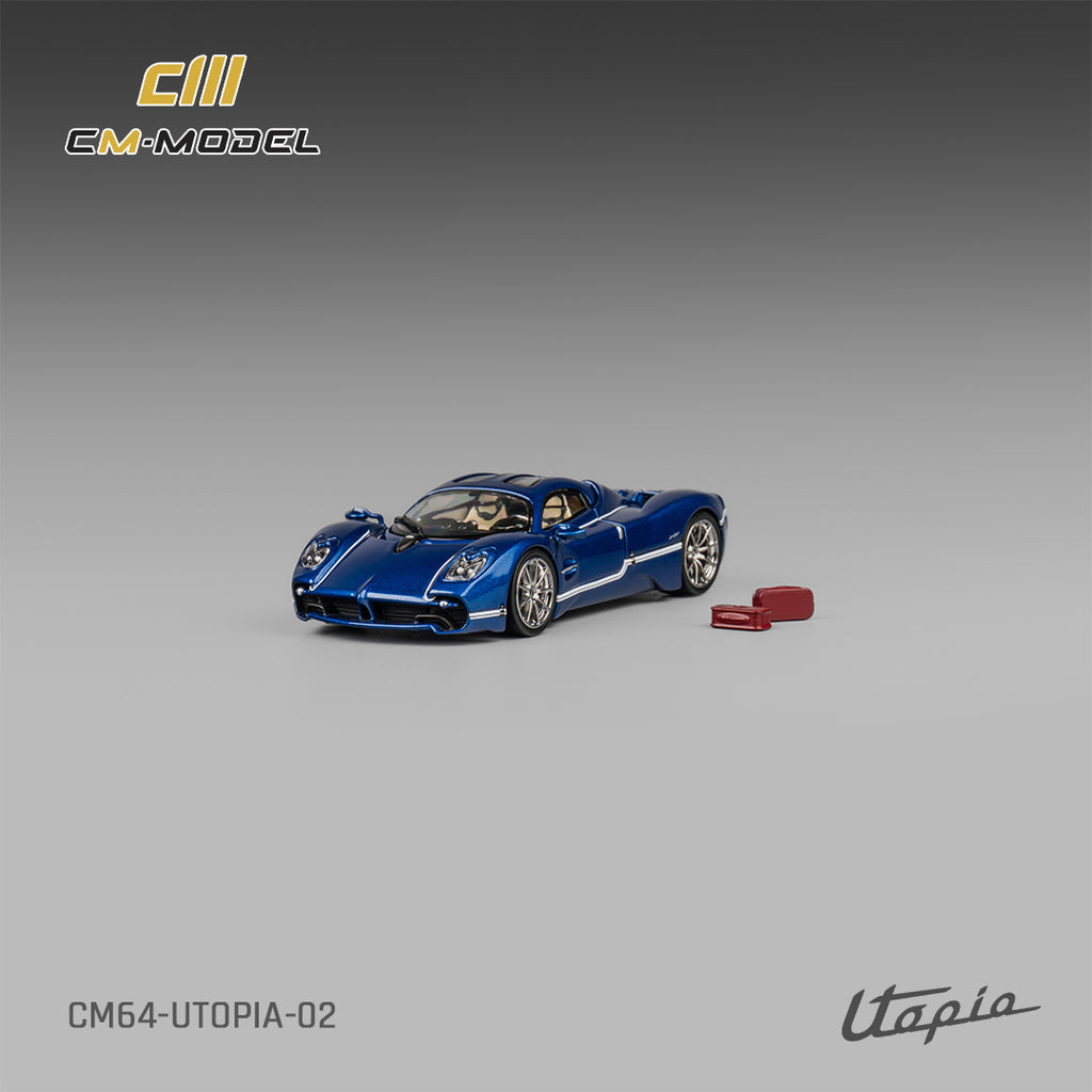 CM Model 1/64 Pagani Utopia - Metallic Blue