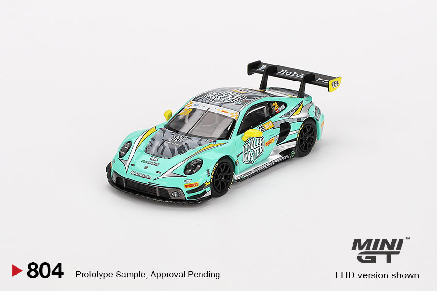 Mini GT 1/64 Porsche 911 GT3 R #28 (#803) HubAuto Racing 2023 FIA GT World Cup 70th Macau Grand Prix