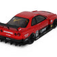 ⚠️ PRE ORDER ⚠️ GT Spirit 1/18 LBWK Nissan Skyline ER34 Super Silhouette - #5 Red/Black
