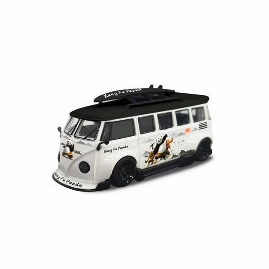 LFLM Model 1/64 RWB Volkswagen Type 1 Bus - Kung Fu Panda