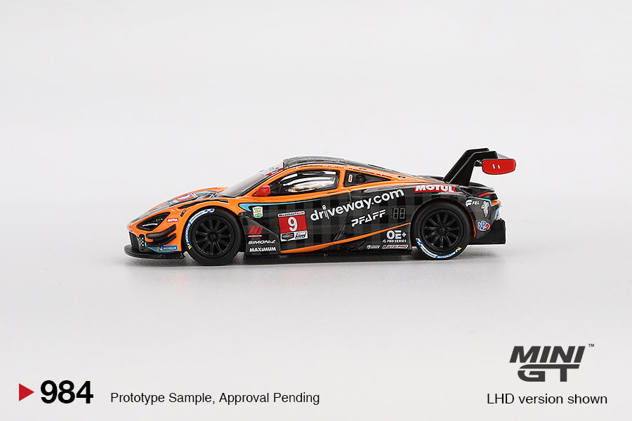Mini GT 1/64 McLaren 720S GT3 Evo (#984) - Pfaff Motorsports 2024 IMSA Daytona 24 Hrs