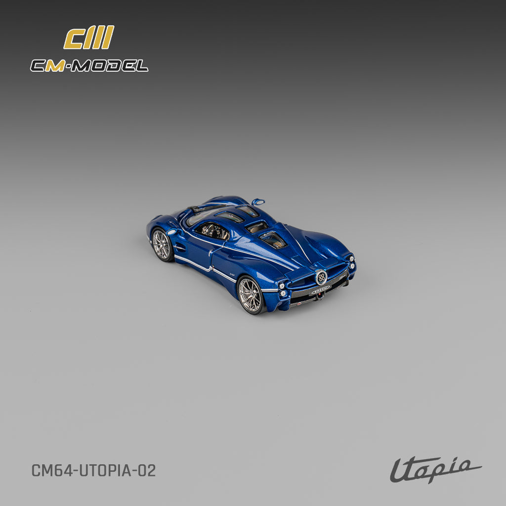 CM Model 1/64 Pagani Utopia - Metallic Blue