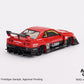 Mini GT 1/64 Nissan LB-ER34 Super Silhouette Skyline (#843) - Red/Black