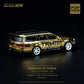Pop Race 1/64 Nissan Stagea R34 - Pennzoil Gold Chrome Edition
