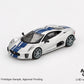 Mini GT 1/64 Jaguar C-X75 Prototype (#960) - Silver/Blue